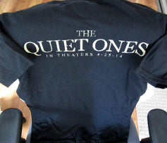 Quiet Ones movie 2014 Wondercon promo T-shirt NEW - AutographsForSale.com