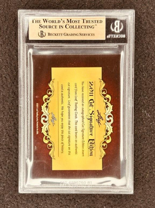 John Gielgud 2011 Leaf Cut Signature certified autograph card 1/1 - AutographsForSale.com