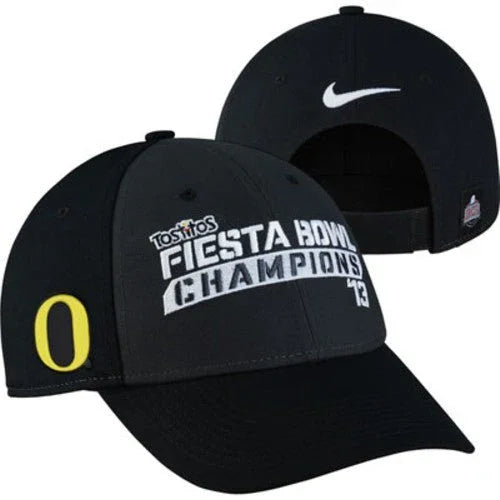 Oregon Ducks 2013 Fiesta Bowl Champions Nike locker room cap NEW - AutographsForSale.com