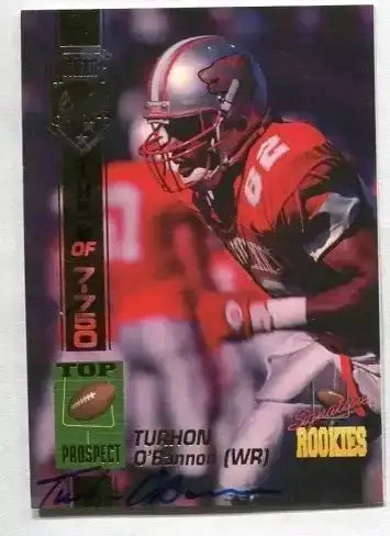 Turhon O'Bannon certified signed New Mexico Lobos 1994 Signature Rookies card - AutographsForSale.com