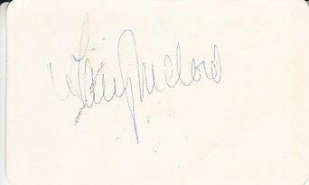 Gary Mccord autograph or cut signature - AutographsForSale.com