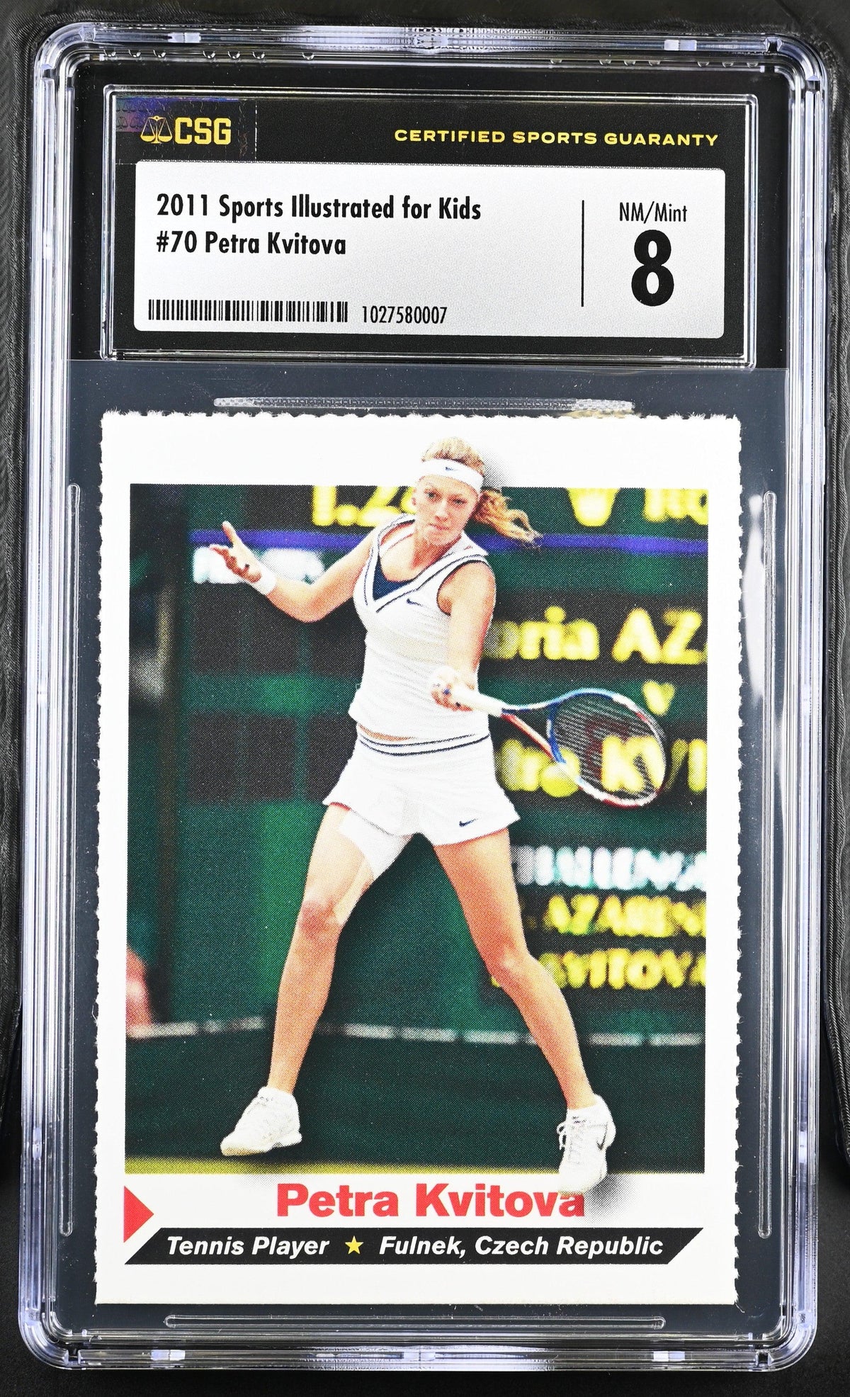 Petra Kvitova 2011 SI for Kids tennis RC CSG 8 NmMt - AutographsForSale.com
