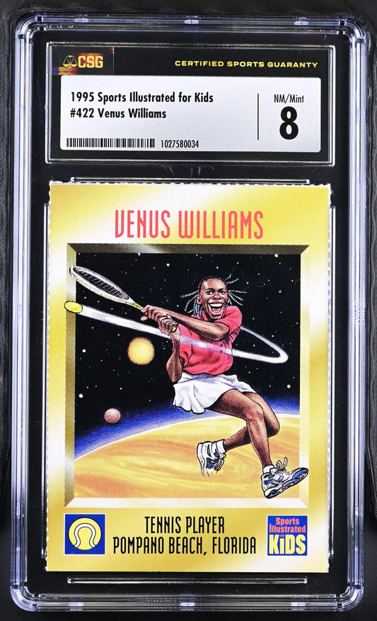 Venus Williams 1995 SI for Kids tennis RC CSG 8 - AutographsForSale.com