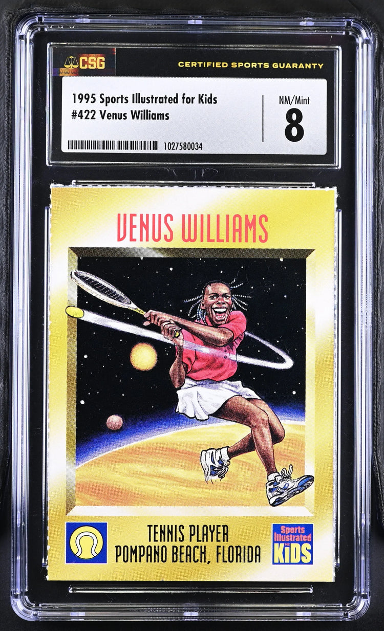 Venus Williams 1995 SI for Kids tennis RC CSG 8 - AutographsForSale.com