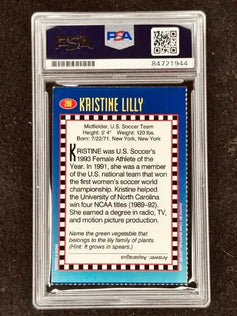 Kristine Lilly signed 1994 SI for Kids Soccer RC PSA/DNA - AutographsForSale.com