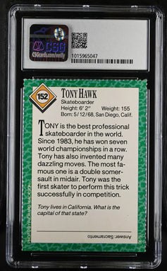 Tony Hawk 1990 SI for Kids Rookie Card CSG 6.5 - AutographsForSale.com