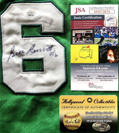 Bill Russell signed Boston Celtics Adidas jersey framed JSA - AutographsForSale.com
