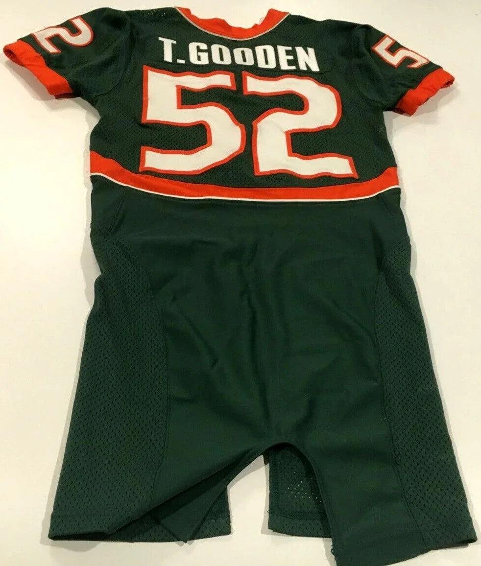 Tavares Gooden Miami Hurricanes 2004 Nike game worn jersey - AutographsForSale.com