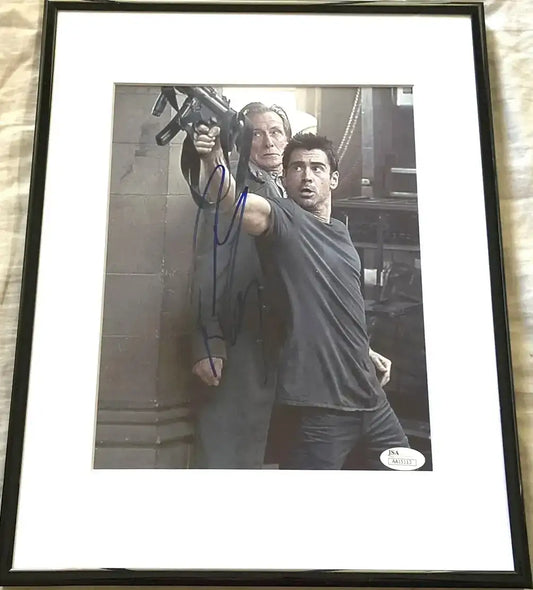 Colin Farrell signed Total Recall 8x10 movie photo framed JSA - AutographsForSale.com