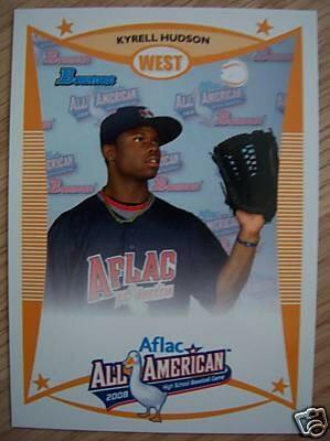 Kyrell Hudson 2008 AFLAC Bowman Rookie Card - AutographsForSale.com