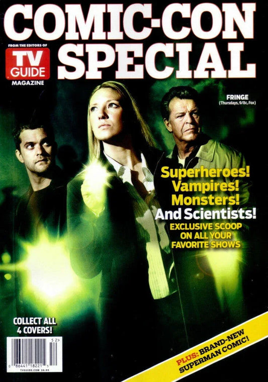 Fringe 2010 SDCC TV Guide magazine (Joshua Jackson John Noble Anna Torv) - AutographsForSale.com