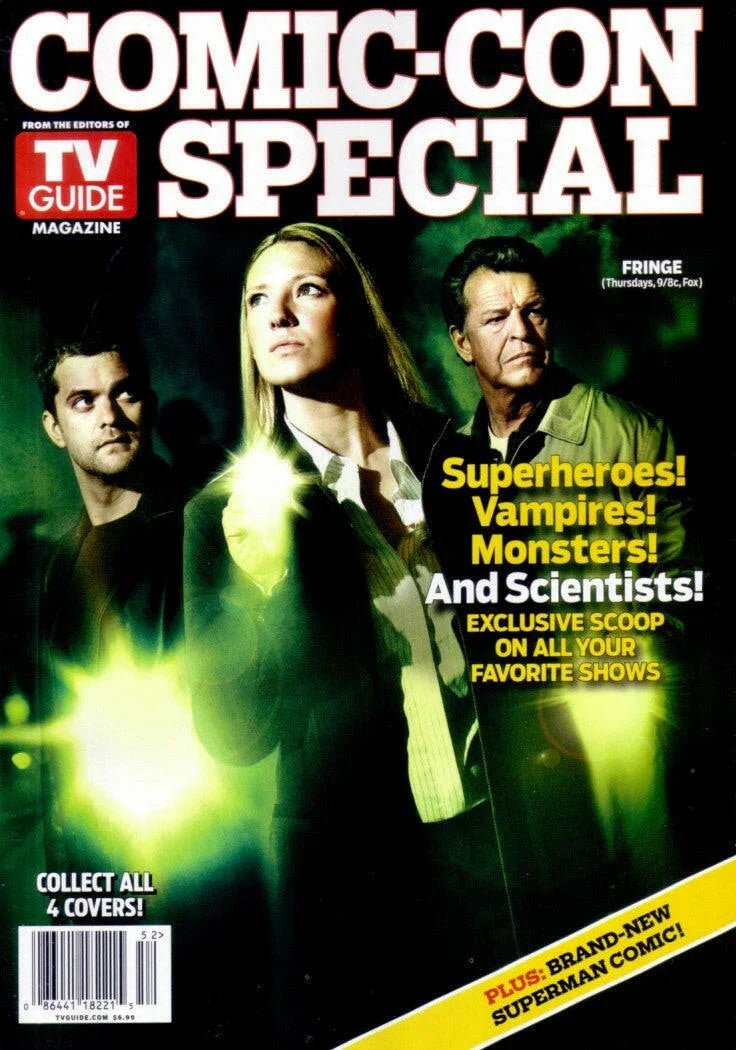 Fringe 2010 SDCC TV Guide magazine (Joshua Jackson John Noble Anna Torv) - AutographsForSale.com