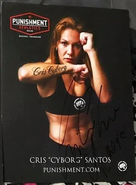 Cris Cyborg autographed MMA 8x11 promotional photo - AutographsForSale.com