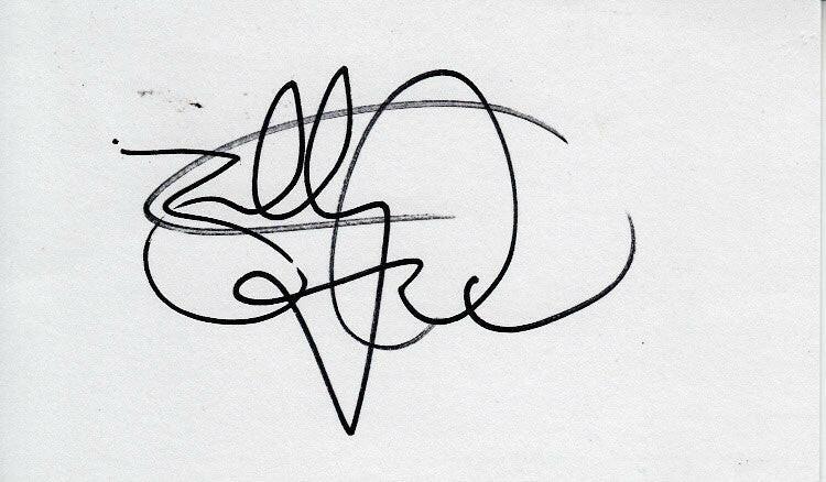 Billy Dean autographed 3x5 index card - AutographsForSale.com