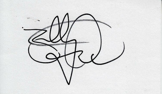 Billy Dean autographed 3x5 index card - AutographsForSale.com