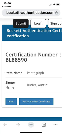 Austin Butler autographed Dune Part 2 8x10 movie photo BAS - AutographsForSale.com