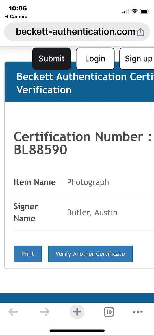 Austin Butler autographed Dune Part 2 8x10 movie photo BAS - AutographsForSale.com