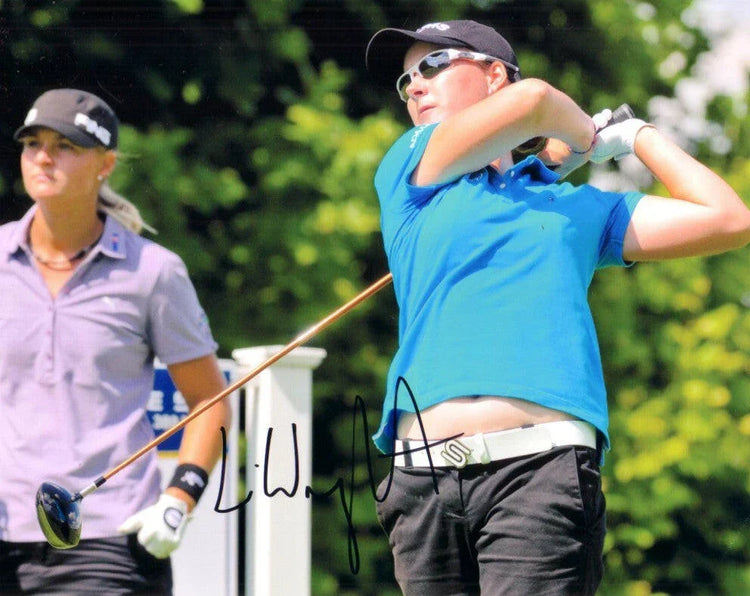 Lindsey Wright signed 2009 LPGA Championship 8x10 golf photo - AutographsForSale.com