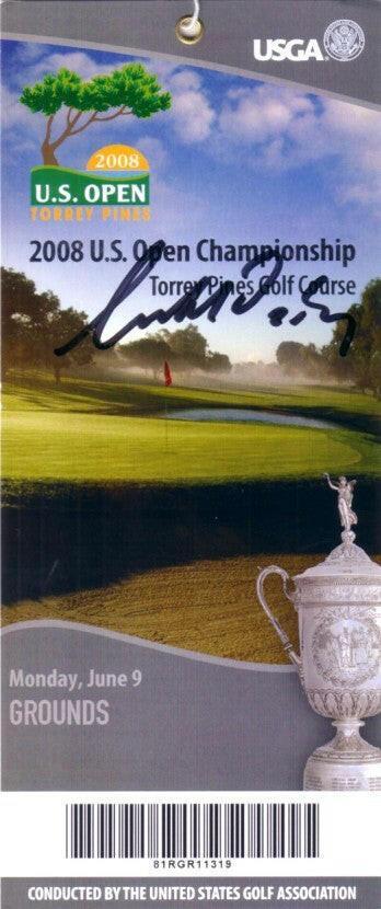 Geoff Ogilvy autographed 2008 US Open ticket - AutographsForSale.com