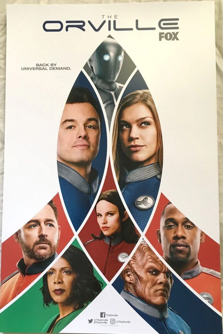 Orville 2018 San Diego Comic-Con 11x17 Fox mini poster - AutographsForSale.com