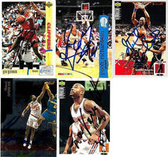 13 Los Angeles Clippers autographed 1990s cards Mark Aguirre Mark Jackson Ken Norman Loy Vaught - AutographsForSale.com