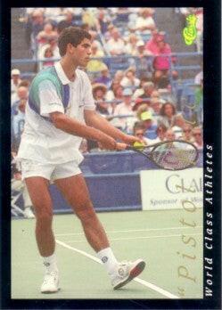 Pete Sampras 1992 Classic World Class Athletes tennis card (Pistol Pete) - AutographsForSale.com
