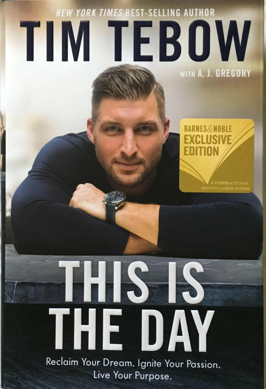 Tim Tebow This Is The Day hardcover 1st edition book - AutographsForSale.com