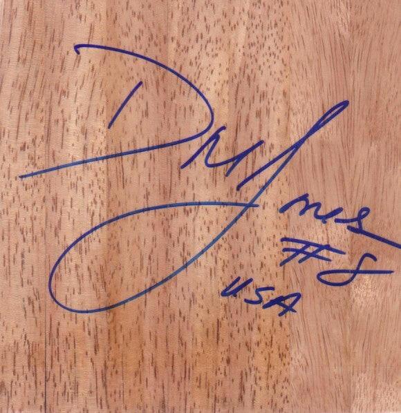 DeLisha Milton-Jones signed basketball wood floor LA Sparks - AutographsForSale.com