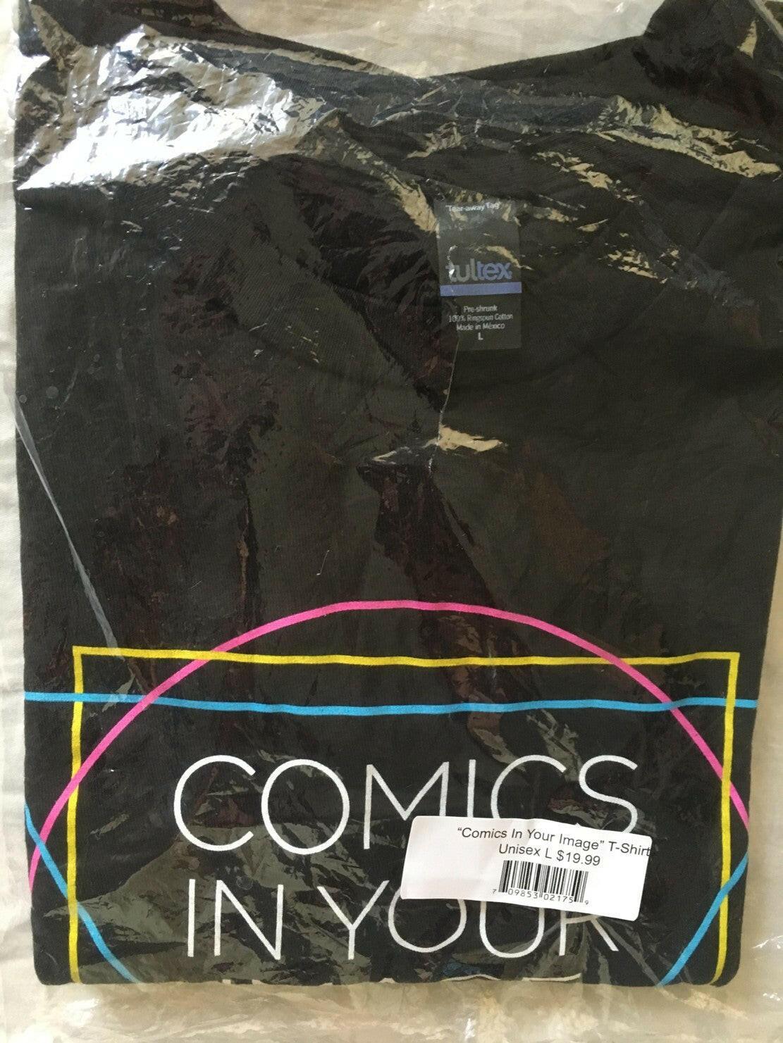 Image Comics black Comics In Your Image T Shirt Large New - AutographsForSale.com