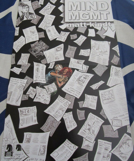 Massive MIND MGMT comic book 2013 Dark Horse 2 sided poster - AutographsForSale.com