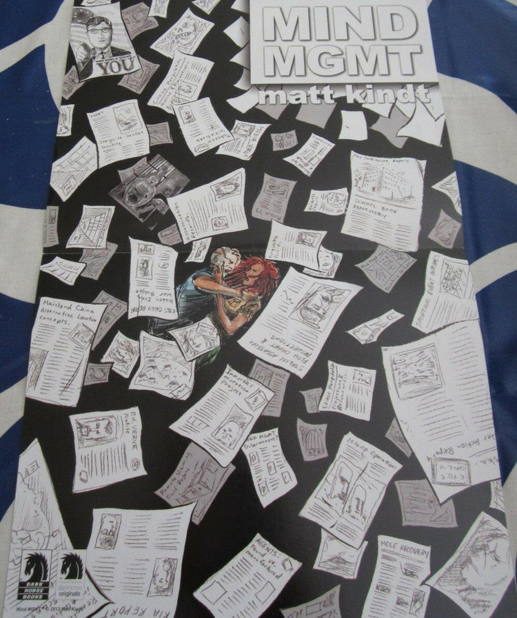 Massive MIND MGMT comic book 2013 Dark Horse 2 sided poster - AutographsForSale.com