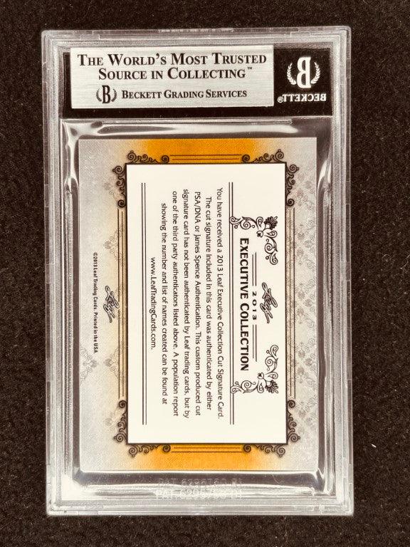 Rob Blake 2013 Leaf Masterpiece Cut Signature certified signed card 1/1 JSA Avalanche LA Kings - AutographsForSale.com