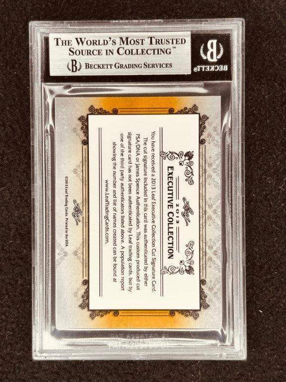 Rob Blake 2013 Leaf Masterpiece Cut Signature certified signed card 1/1 JSA Avalanche LA Kings - AutographsForSale.com