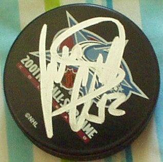 Roman Cechmanek signed 2001 NHL All-Star puck Flyers - AutographsForSale.com