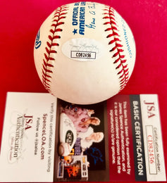 Earl Weaver autographed American League baseball JSA Orioles - AutographsForSale.com