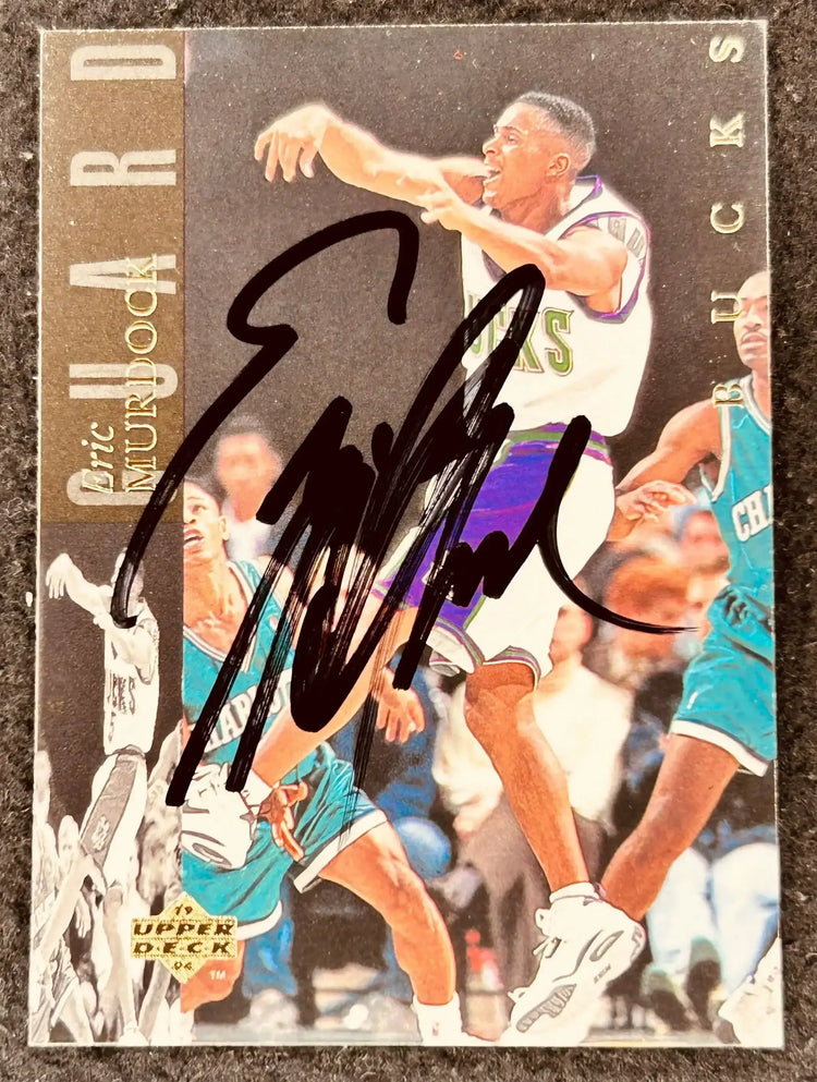 Eric Murdock signed Milwaukee Bucks 1993-94 Upper Deck SE card - AutographsForSale.com