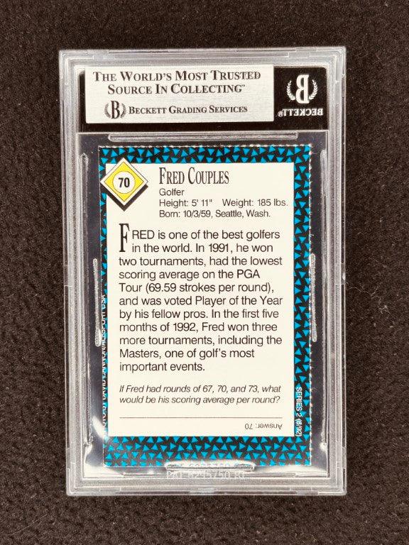 Fred Couples autographed 1992 SI for Kids golf card BAS - AutographsForSale.com
