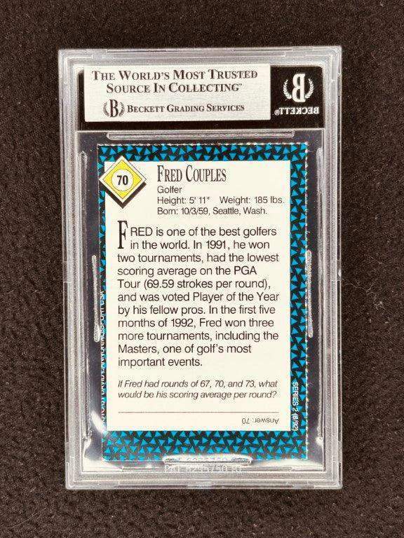 Fred Couples autographed 1992 SI for Kids golf card BAS - AutographsForSale.com