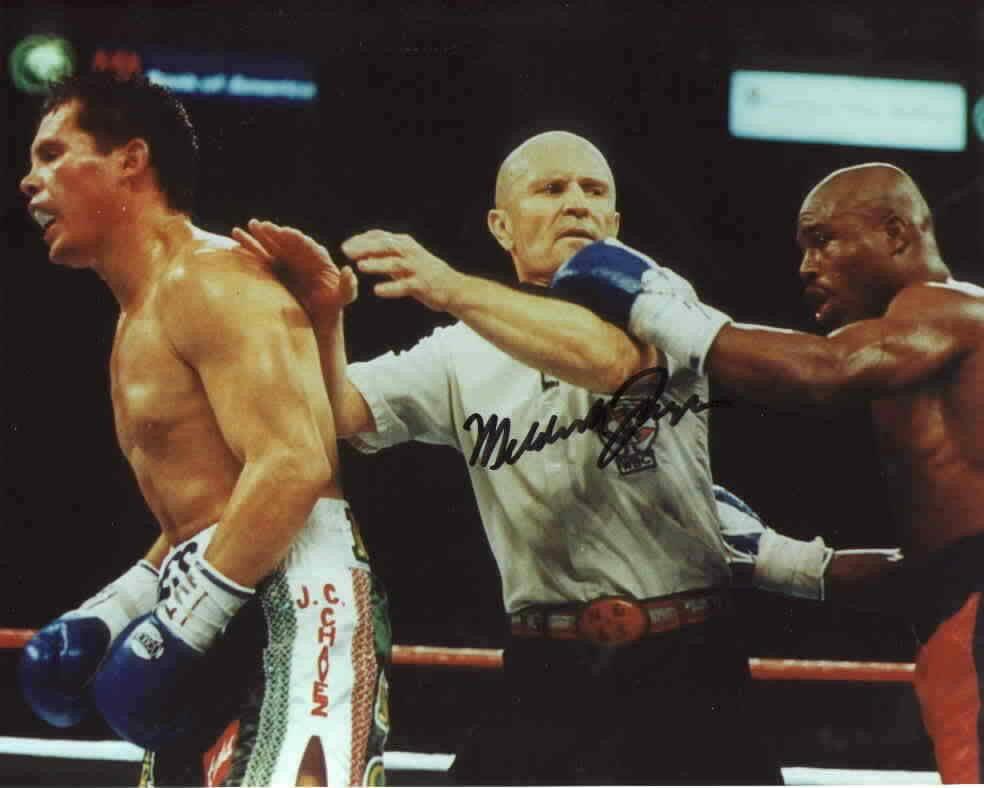 Meldrick Taylor autographed 8x10 boxing photo - AutographsForSale.com
