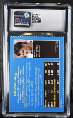 Eli Manning Ole Miss Rebels 2003 SI for Kids RC CSG 9 MT - AutographsForSale.com