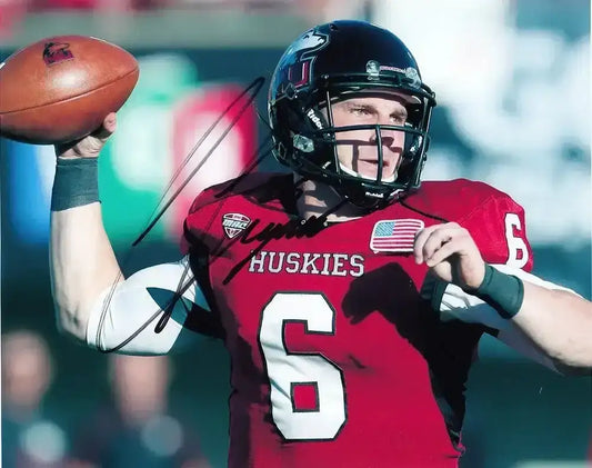 Jordan Lynch signed Northern Illinois Huskies 8x10 photo - AutographsForSale.com