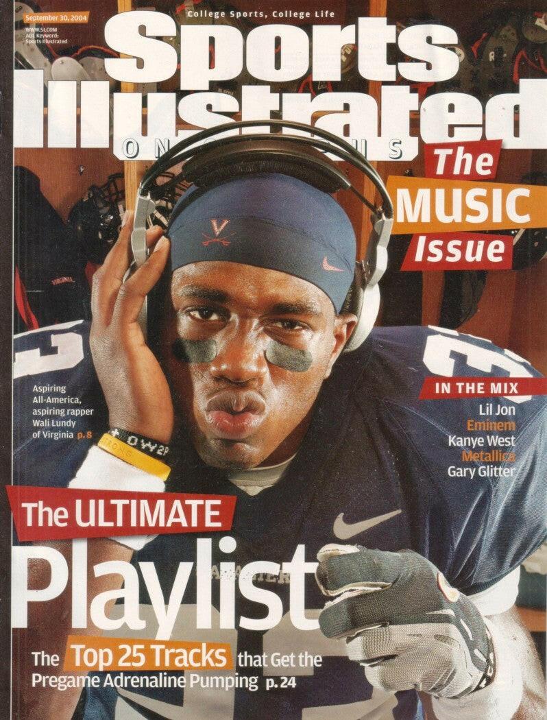 Wali Lundy Virginia Cavaliers 2004 Sports Illustrated Campus magazine - AutographsForSale.com