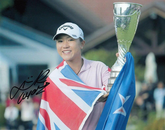 Lydia Ko autographed 2015 LPGA Evian Championship 8x10 photo - AutographsForSale.com
