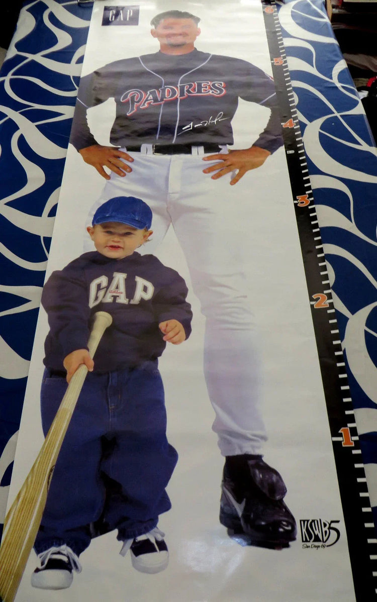 Trevor Hoffman signed SD Padres 90s life size poster MLB hologram - AutographsForSale.com