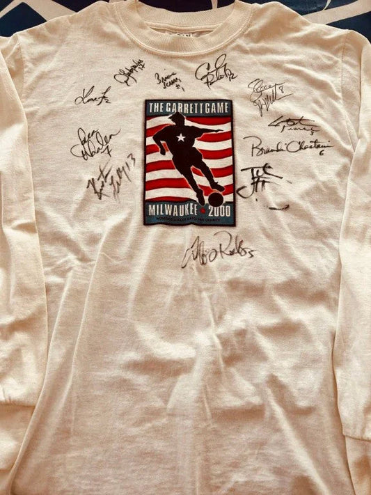 1999 US Women's World Cup soccer team autographed T-shirt