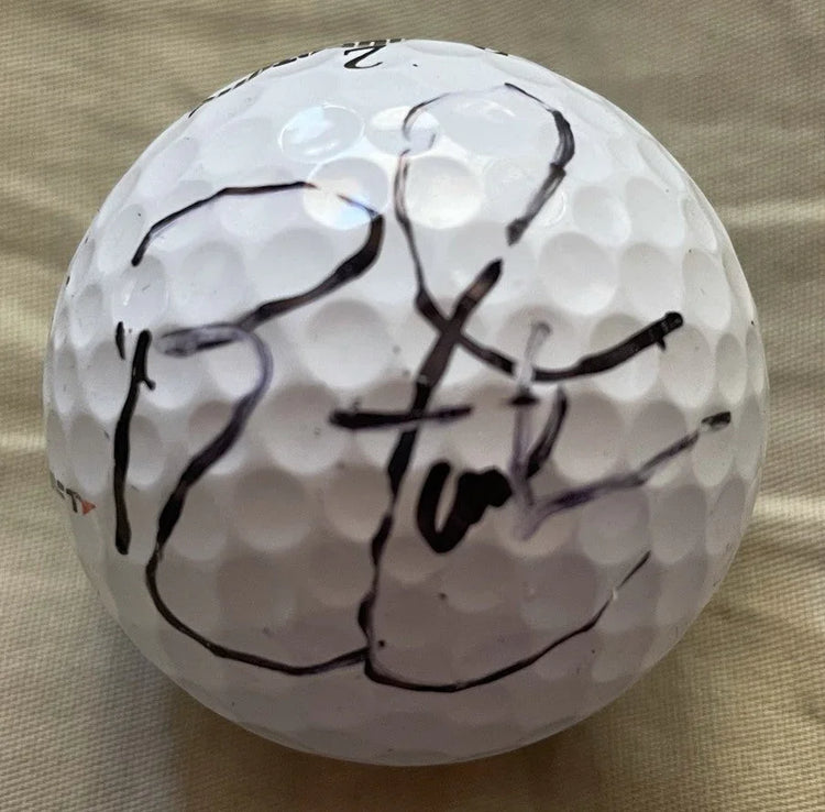 Rickie Fowler signed Bridgestone Barclays logo golf ball - AutographsForSale.com