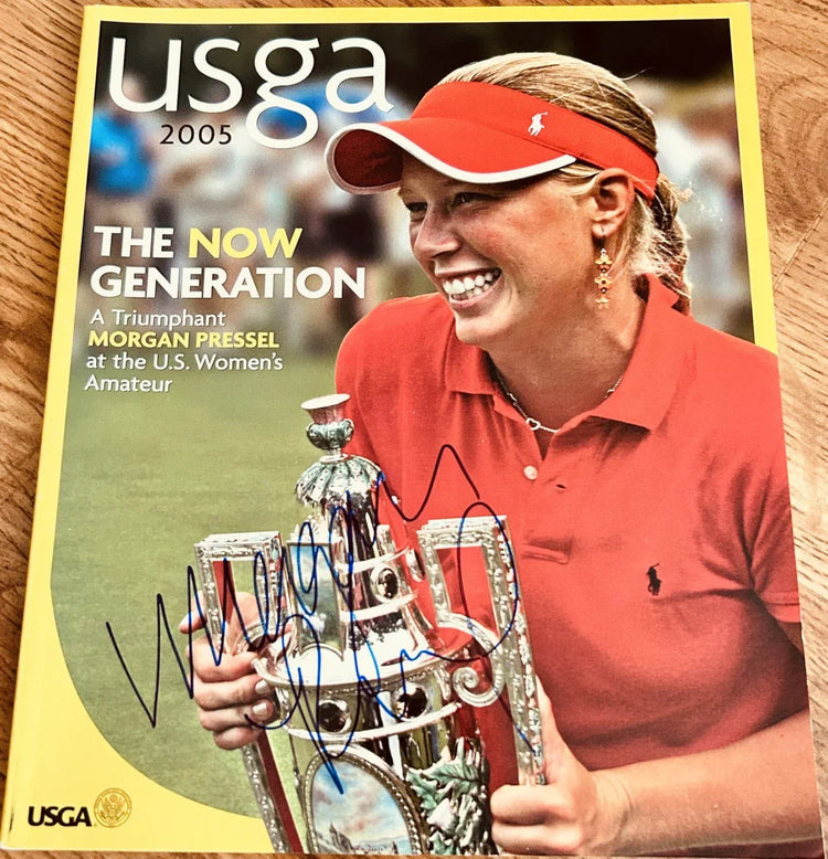 Morgan Pressel signed 2005 US Amateur USGA magazine - AutographsForSale.com