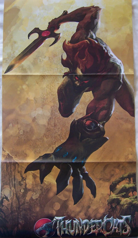 Thundercats & Young Justice 2011 SDCC 2 sided poster - AutographsForSale.com