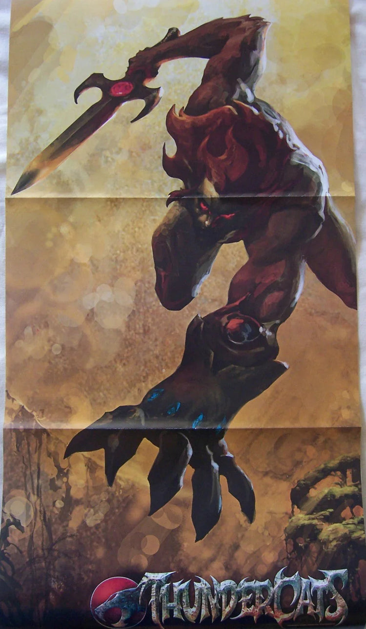 Thundercats & Young Justice 2011 SDCC 2 sided poster - AutographsForSale.com