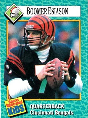 Boomer Esiason Cincinnati Bengals 1989 SI for Kids card - AutographsForSale.com